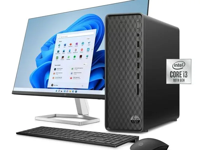 HP Slim 27" Desktop Bundle